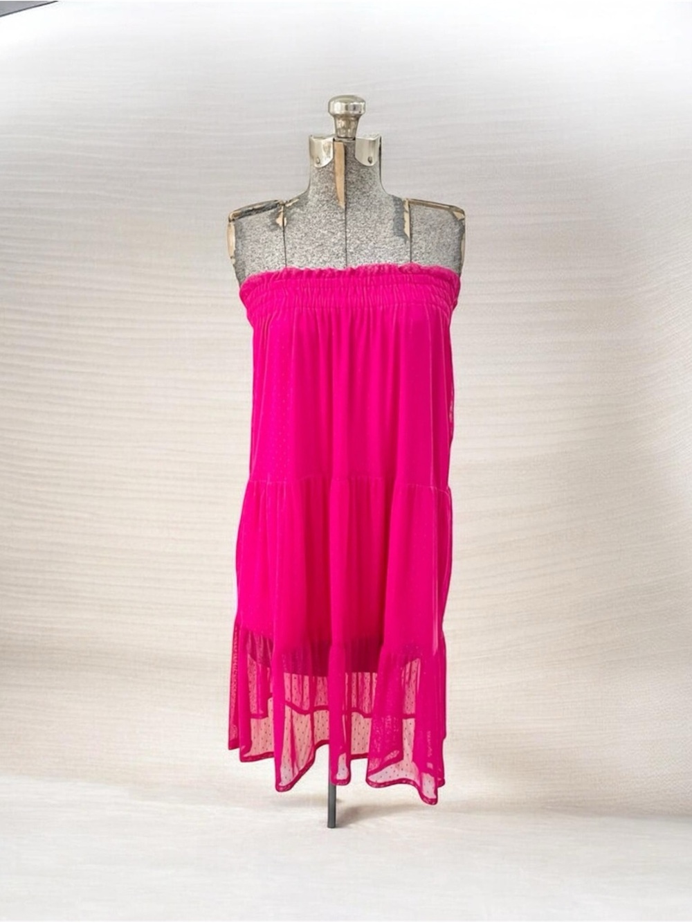 New Strapless Fuchsia Tiered dress/skirt